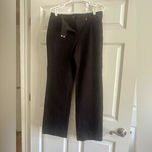 Talbots Black High-Rise Trousers